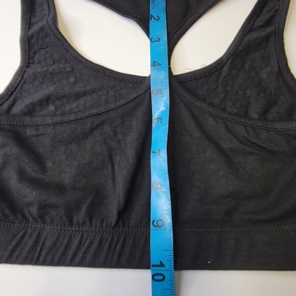 Sexy Black Crop Top Seuquin Tube Top Racer Back Bandeau Short Cami - Size XS/S - Picture 10 of 11